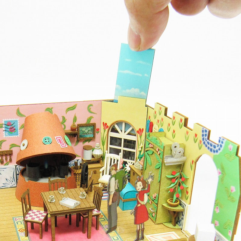 Arrietty Miniature Art Paper Craft Kit "Arrietty's House" MK07-13
