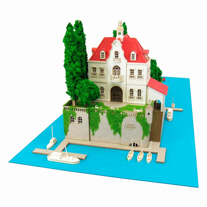 Porco Rosso Miniature Art Paper Craft Kit "Hotel Adriano" MK07-15