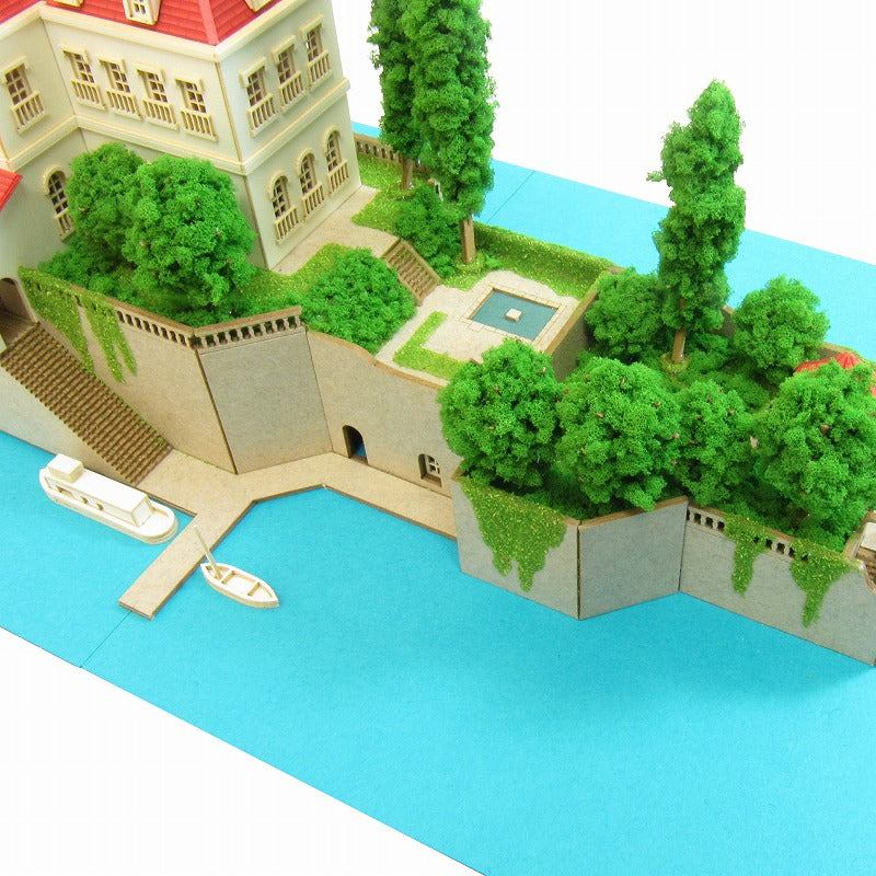 Porco Rosso Miniature Art Paper Craft Kit "Hotel Adriano" MK07-15