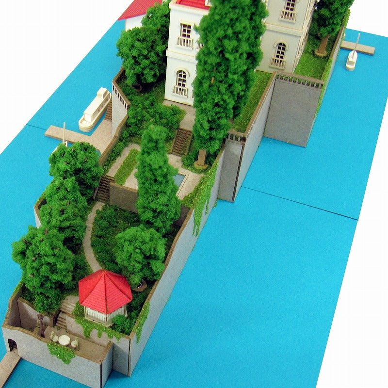 Porco Rosso Miniature Art Paper Craft Kit "Hotel Adriano" MK07-15