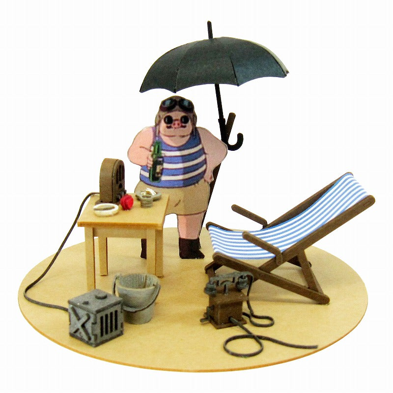 Porco Rosso Miniature Art Paper Craft Kit "Hotel Adriano" MK07-15