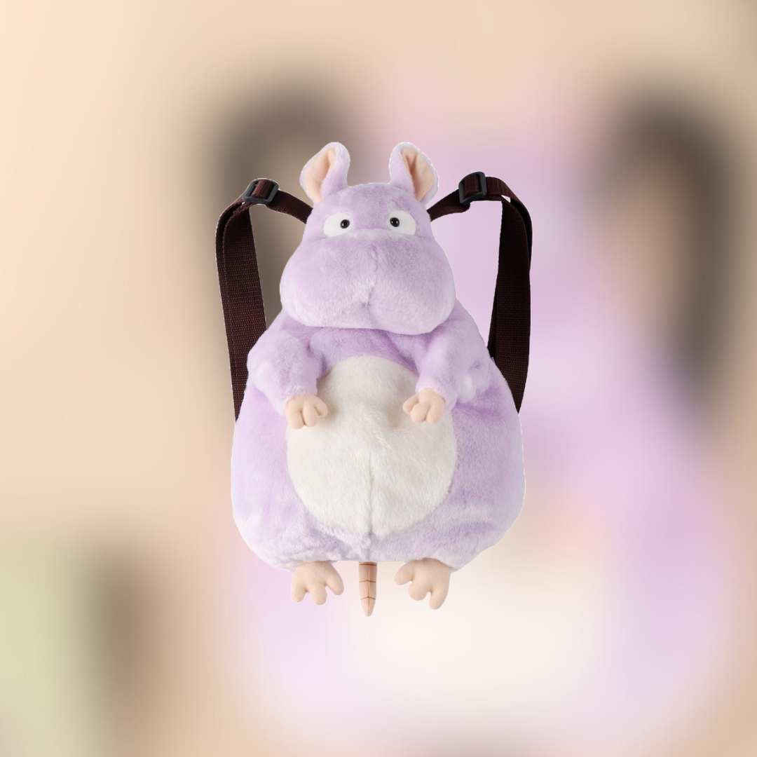 ghibli mini backpack Spirited Away Boh Mouse Backpack Plush Toy Stuffed Animal Adult Mini B – GHIBLI VILLAGE