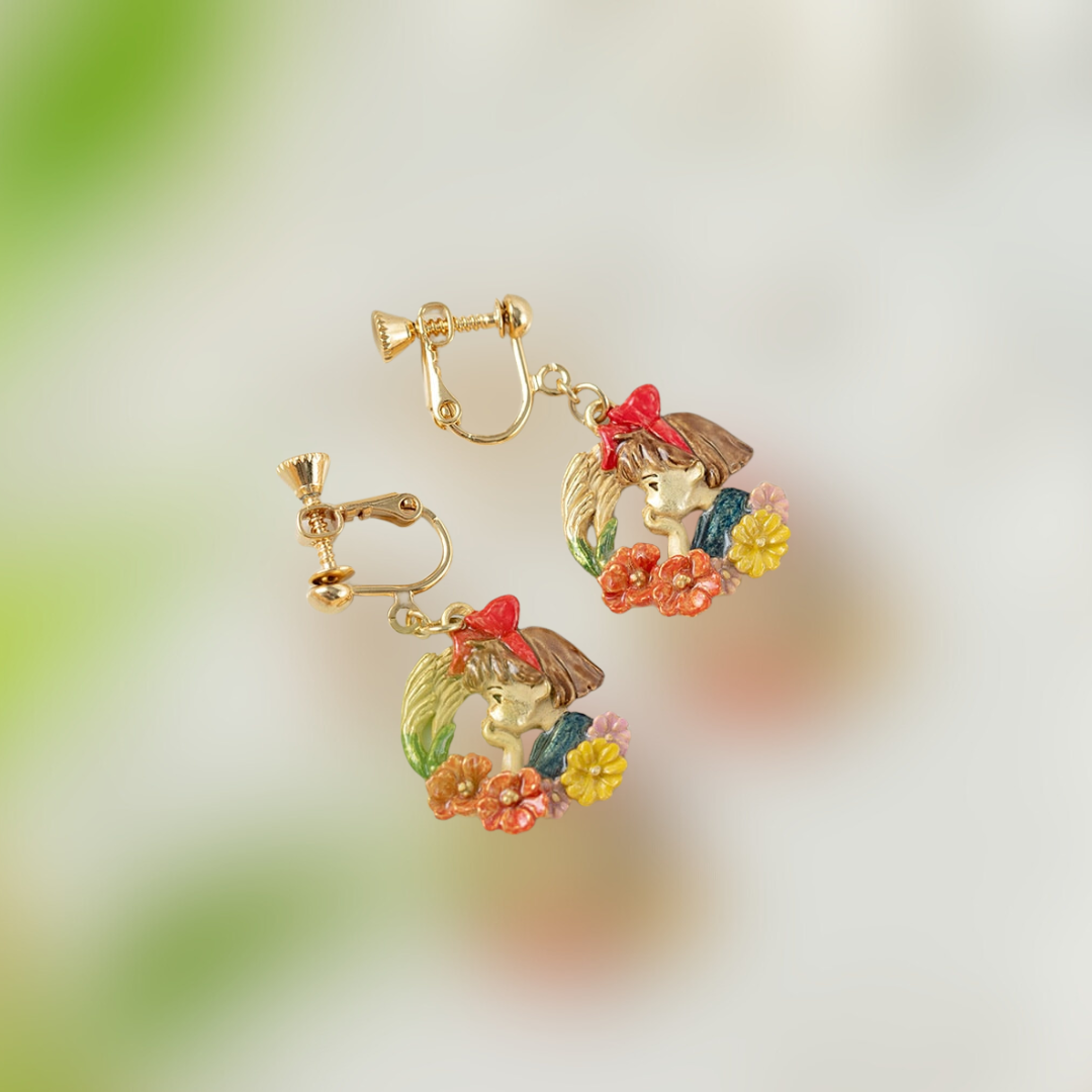 Kiki's Delivery Service Earrings "Kiki's Profile"