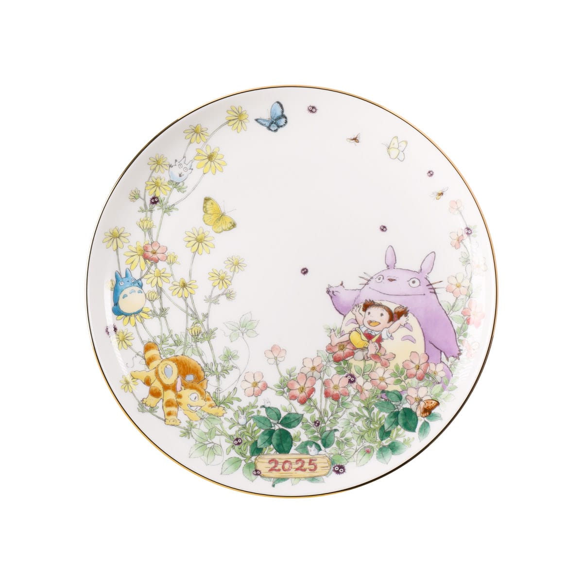 My Neighbor Totoro Display Plate Noritake Bone China "2025 YEARLY PLATE" Annual Plate