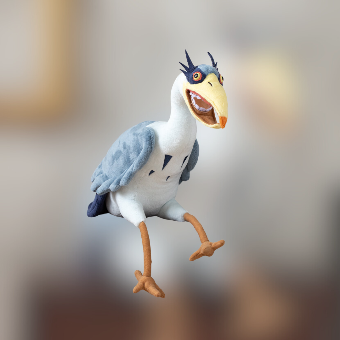 The Boy and the Heron Stuffed Animal Toy Grey Heron GHIBLI VILLAGE