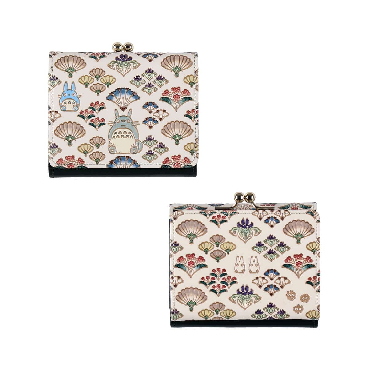My Neighbor Totoro "Oozeki" Trifold Mini Wallet Cowhide leather