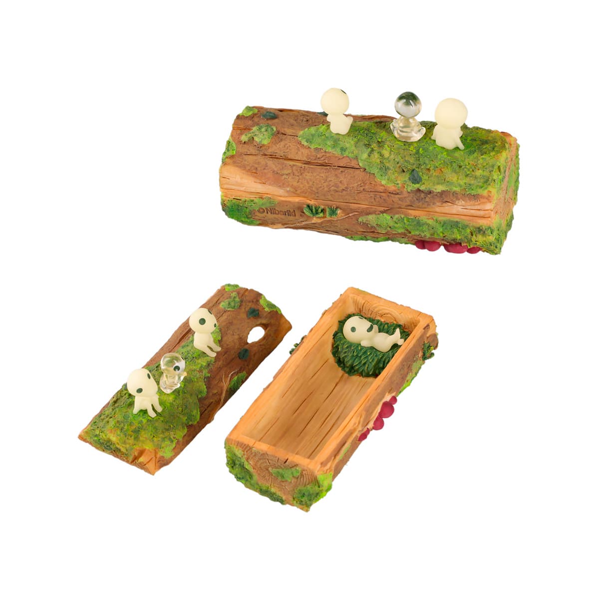 Princess Mononoke Storage Box "Kodama Taking a Break"