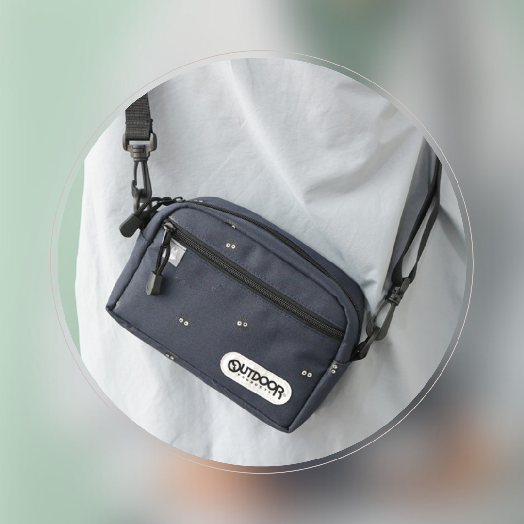 My Neighbor Totoro x OUTDOOR Collaboration Shoulder Bag Navy