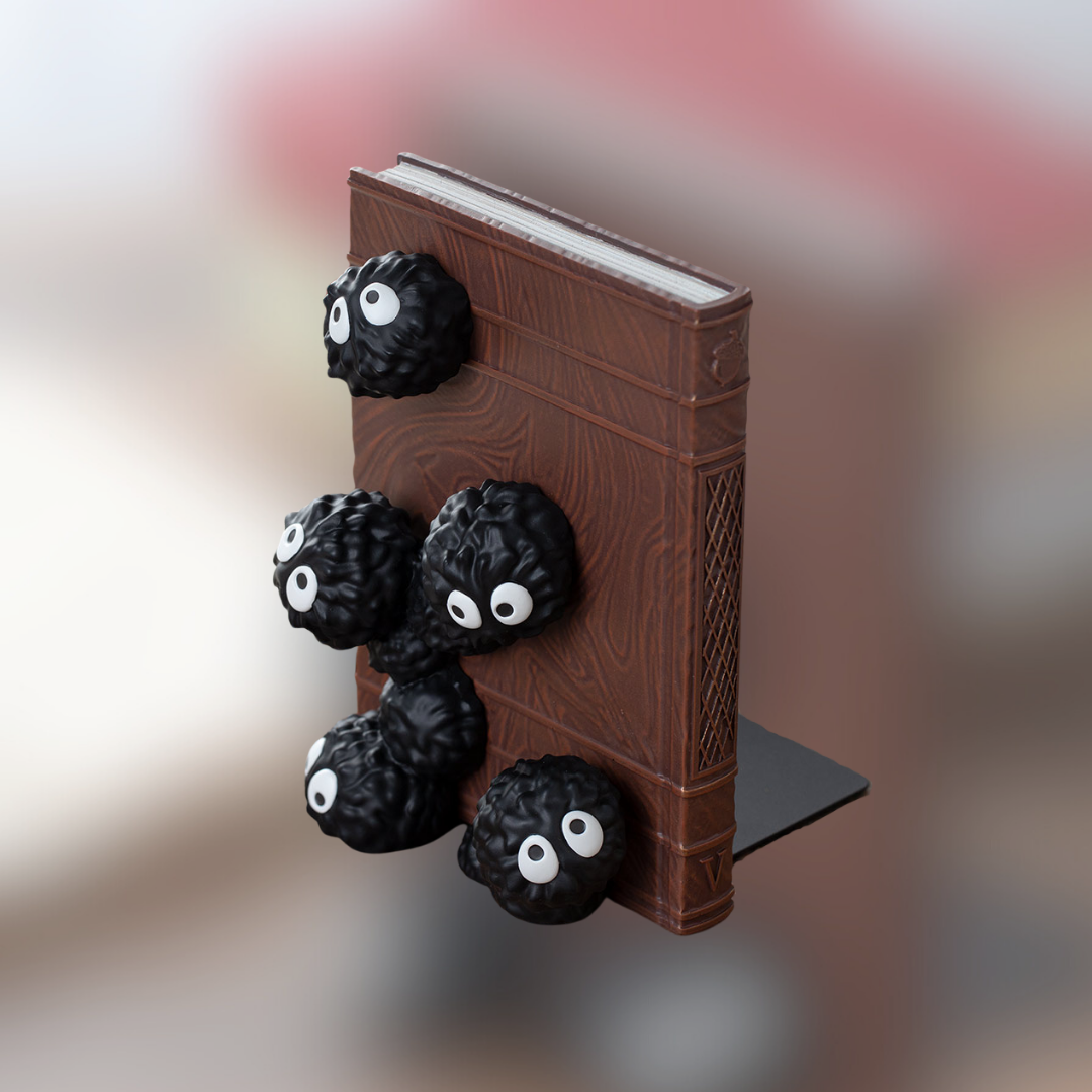 My Neighbor Totoro Book Stand Bookstand Pitch-Black Blackies Woodgrain