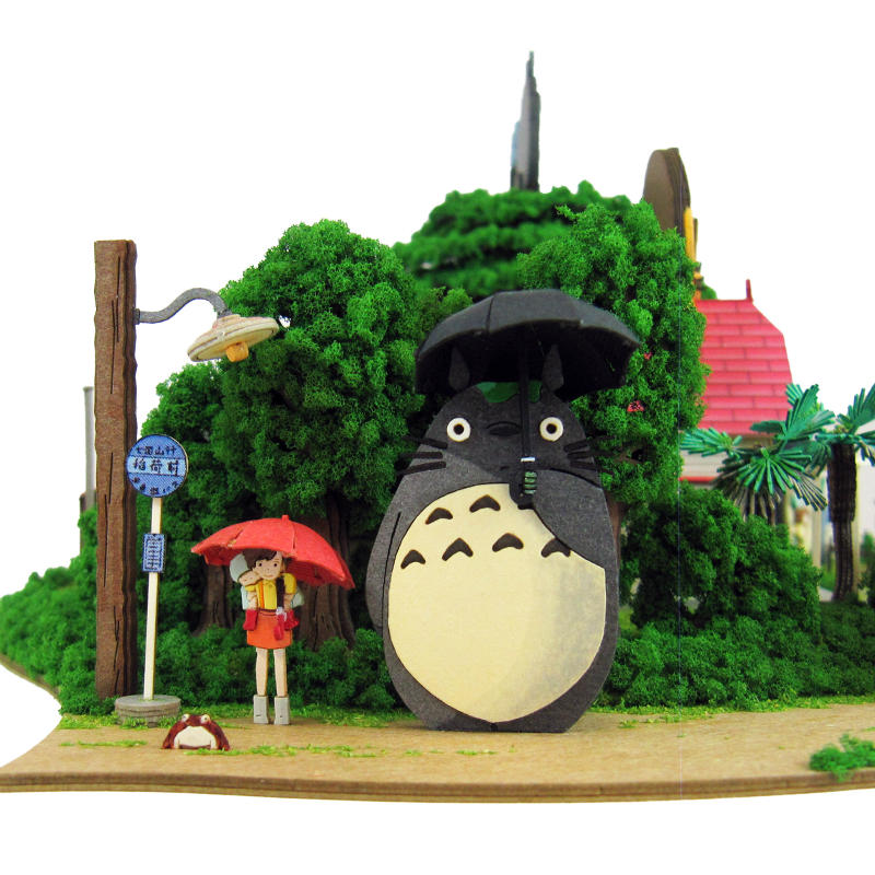 My Neighbor Totoro Miniature Art Paper Craft Kit "So Many Totoros!" MK07-35
