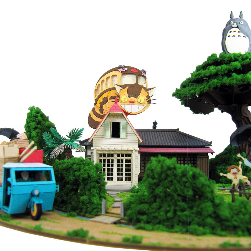 My Neighbor Totoro Miniature Art Paper Craft Kit "So Many Totoros!" MK07-35