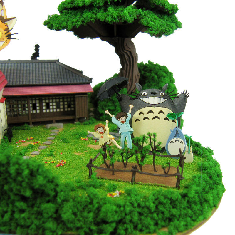 My Neighbor Totoro Miniature Art Paper Craft Kit "So Many Totoros!" MK07-35