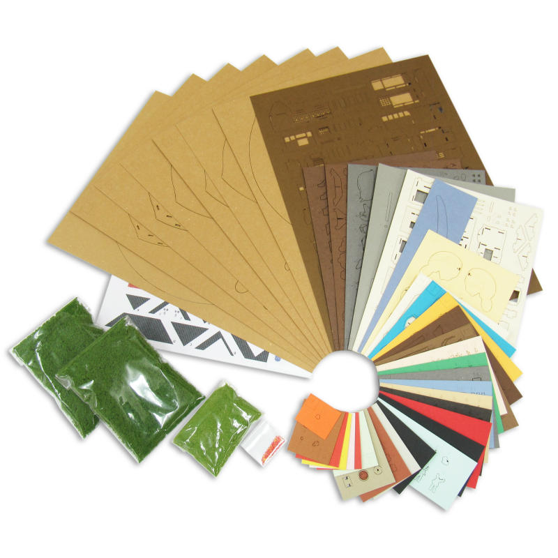 My Neighbor Totoro Miniature Art Paper Craft Kit "So Many Totoros!" MK07-35