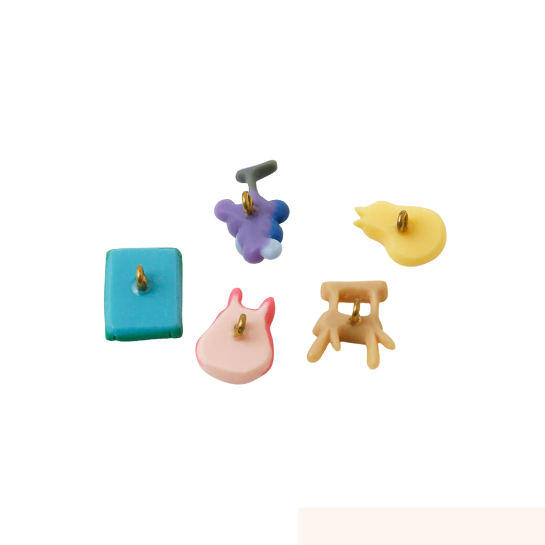 Original Characters Decorative Buttons MUSEO Button Ghibli Museum Limited Edition.