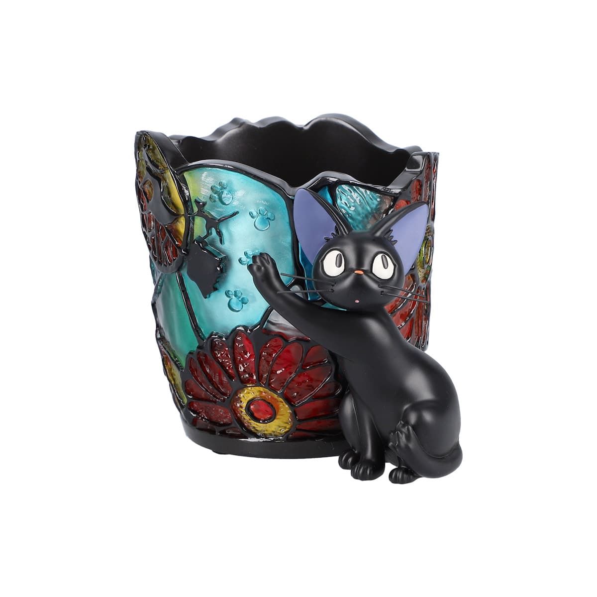 Kiki's Delivery Service Diorama Box Flower Stained Glass