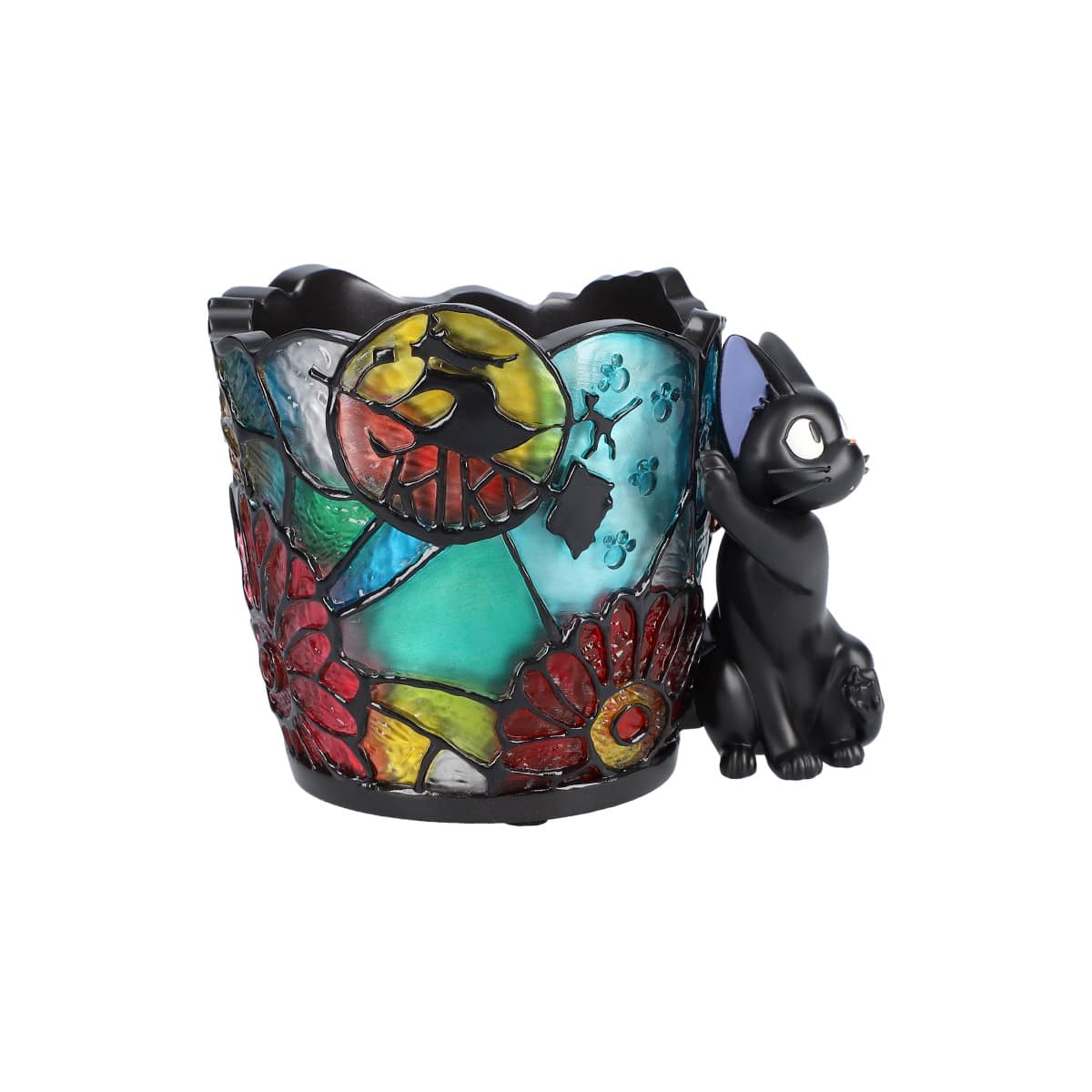 Kiki's Delivery Service Diorama Box Flower Stained Glass