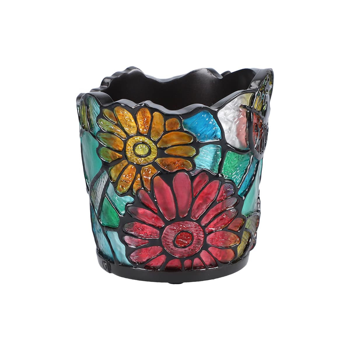 Kiki's Delivery Service Diorama Box Flower Stained Glass