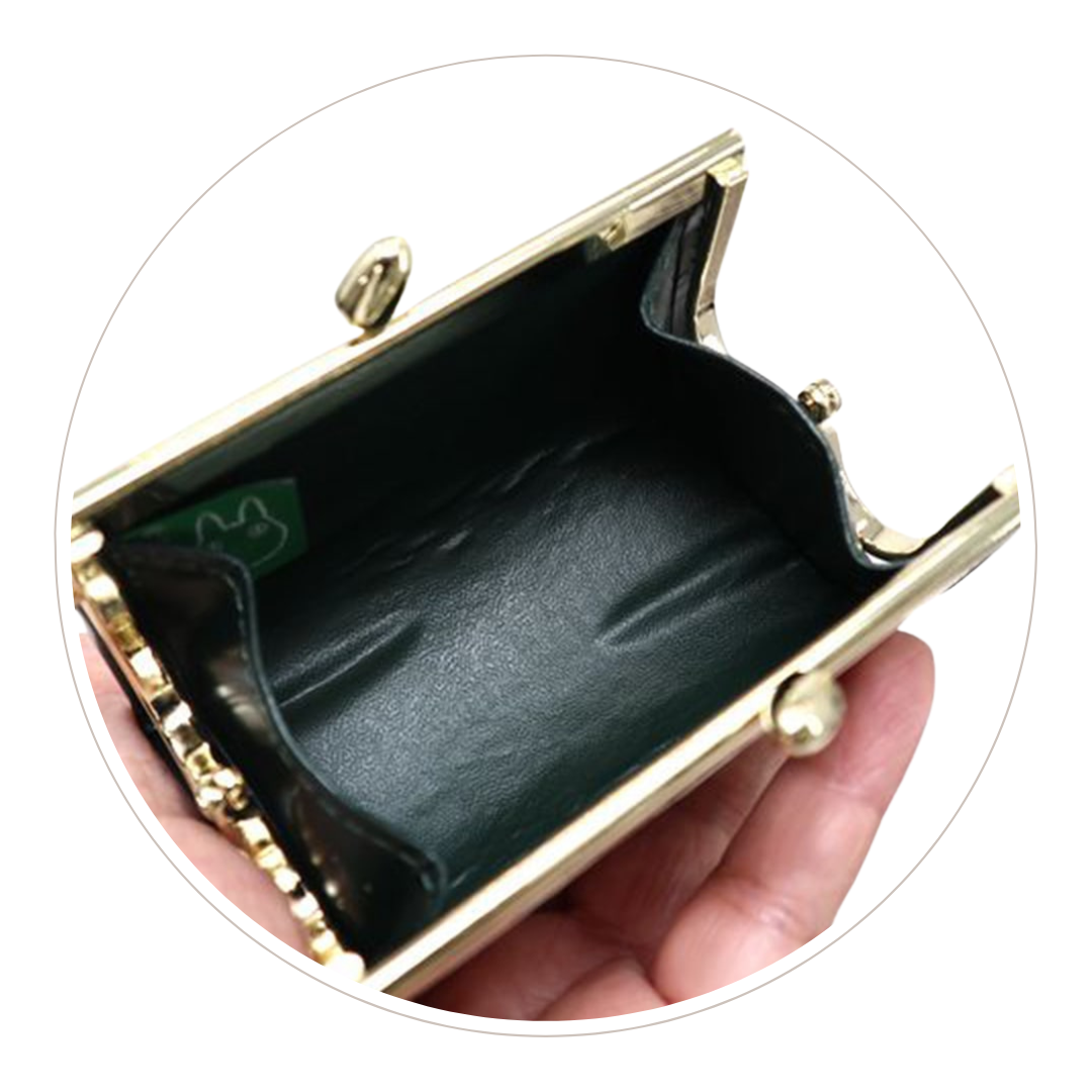 My Neighbor Totoro "Oozeki" Trifold Mini Wallet Cowhide leather