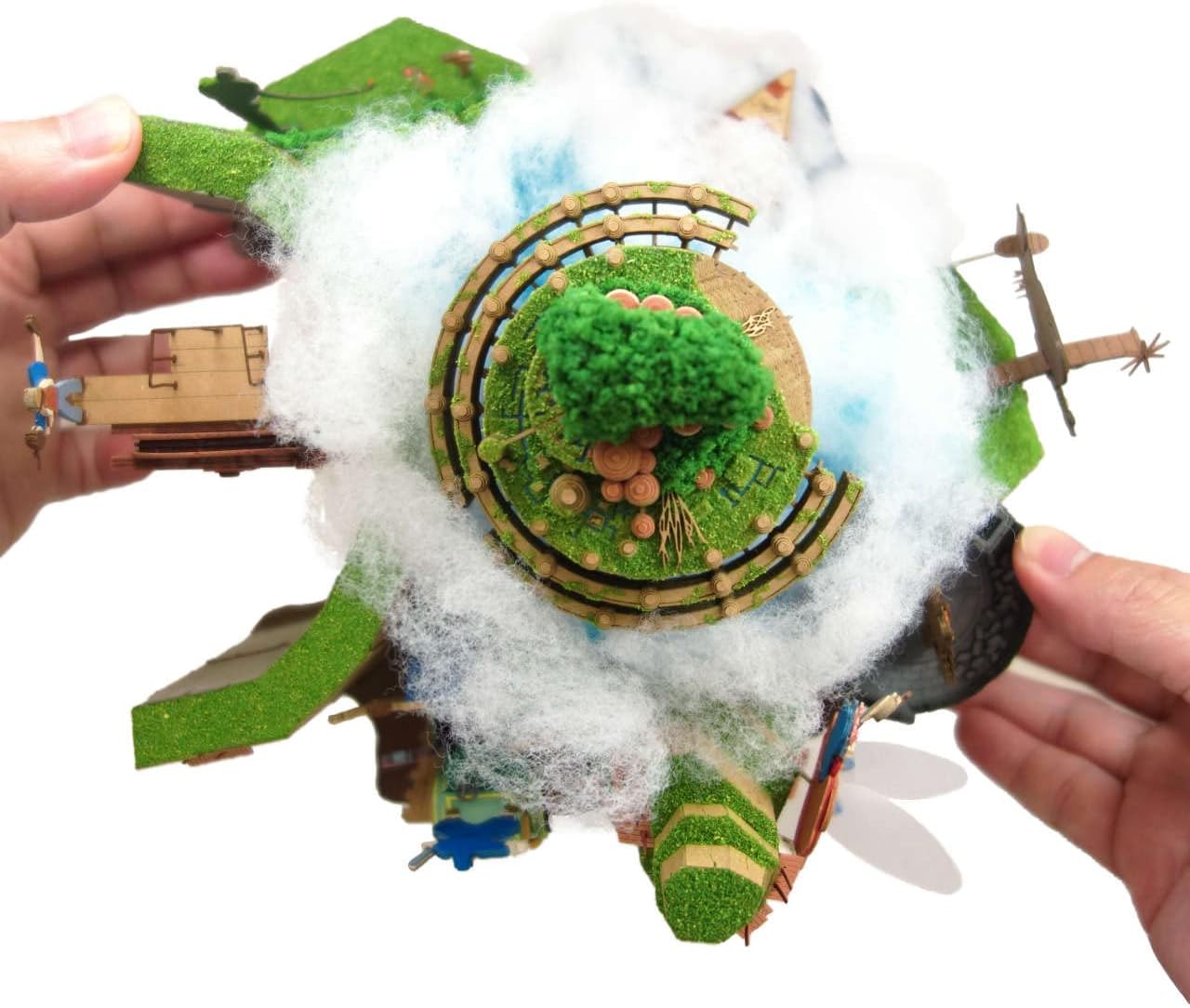 Castle In The Sky Miniature Art Paper Craft Kit "Castle in the Sky Diorama" MK07-44