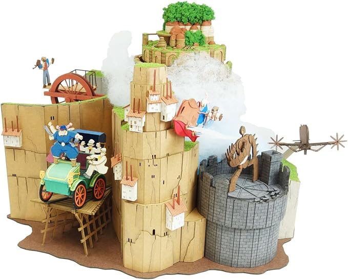 Castle In The Sky Miniature Art Paper Craft Kit "Castle in the Sky Diorama" MK07-44