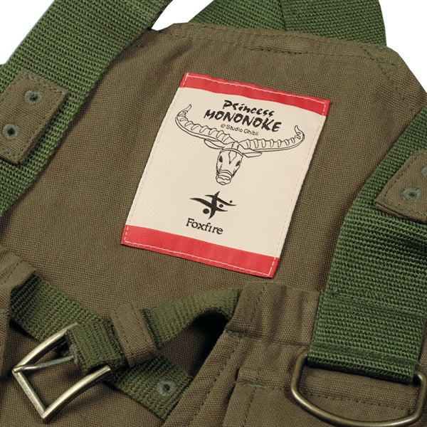 Princess Mononoke Tool Vest Forest Spirit Olive Canvas Cotton One Size
