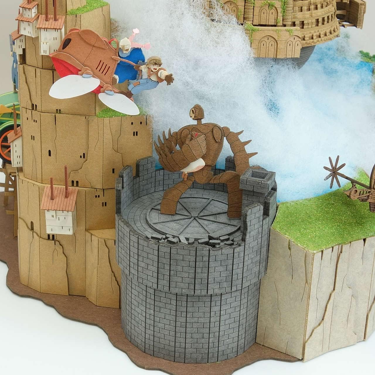 Castle In The Sky Miniature Art Paper Craft Kit "Castle in the Sky Diorama" MK07-44
