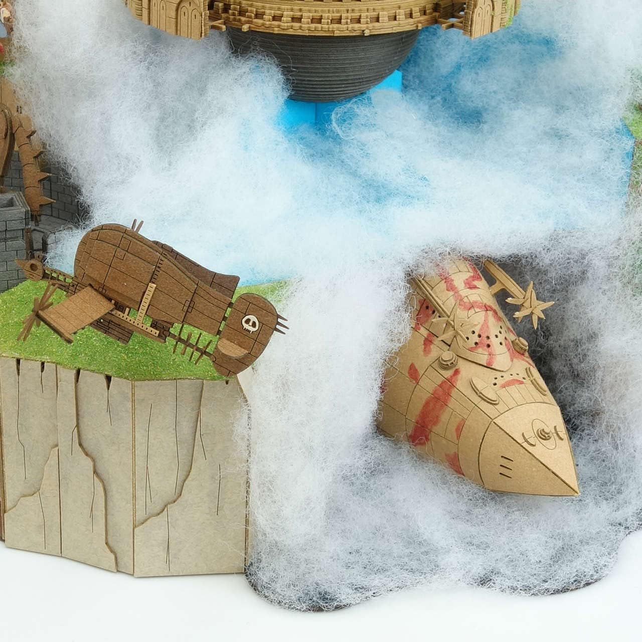 Castle In The Sky Miniature Art Paper Craft Kit "Castle in the Sky Diorama" MK07-44