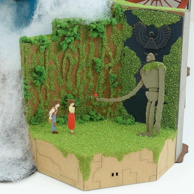 Castle In The Sky Miniature Art Paper Craft Kit "Castle in the Sky Diorama" MK07-44