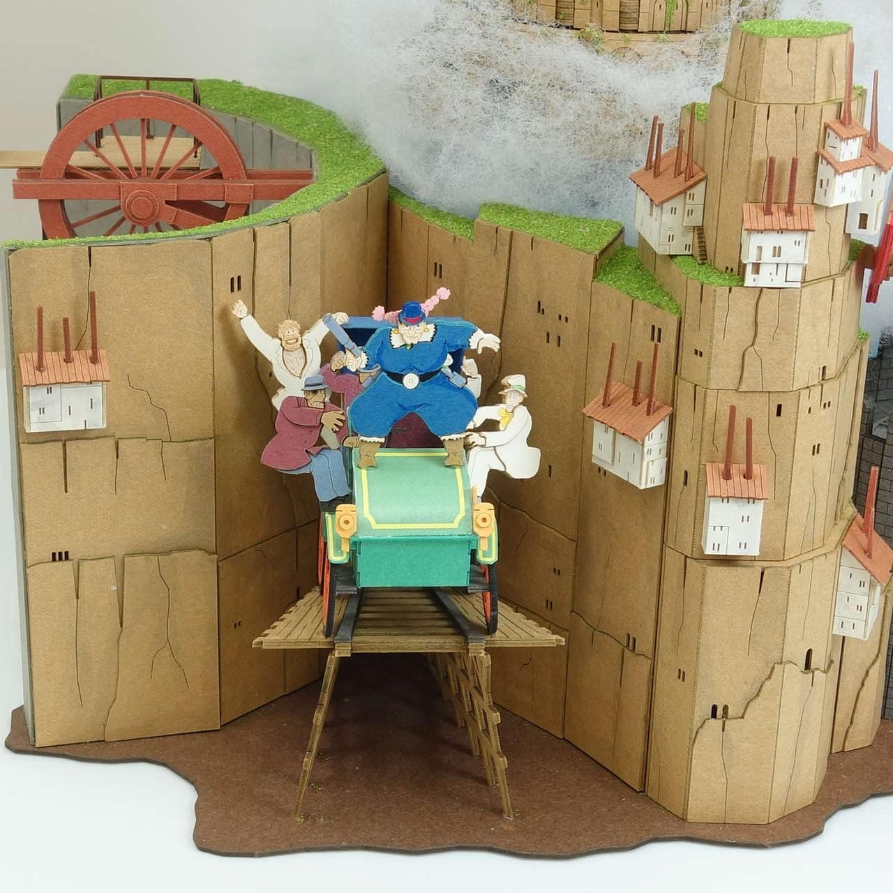 Castle In The Sky Miniature Art Paper Craft Kit "Castle in the Sky Diorama" MK07-44