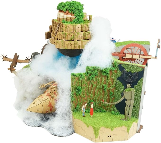 Castle In The Sky Miniature Art Paper Craft Kit "Castle in the Sky Diorama" MK07-44
