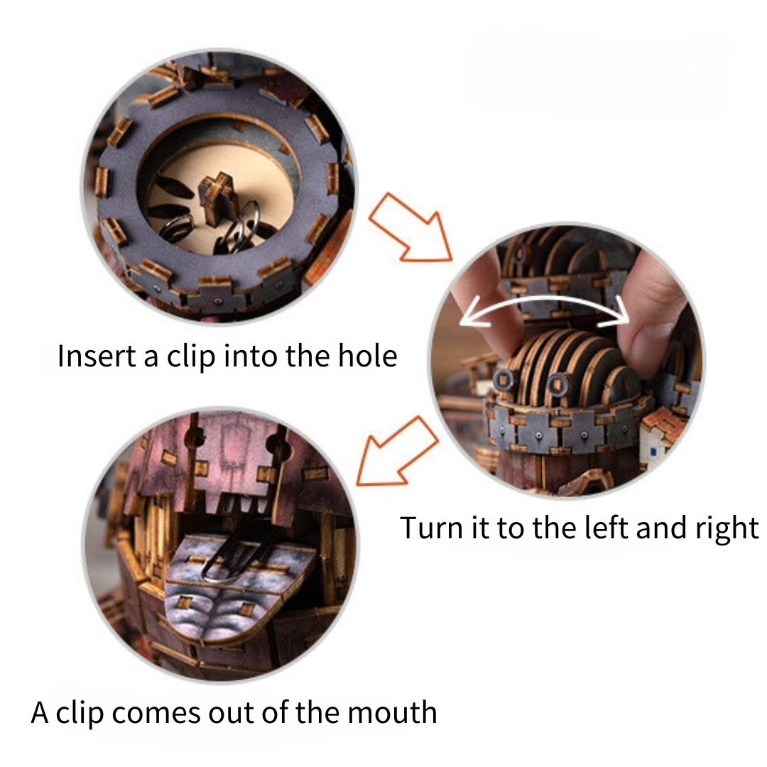 Howl's Moving Castle ki-gu-mi Wooden 3D puzzles Color Ver. Kigumi