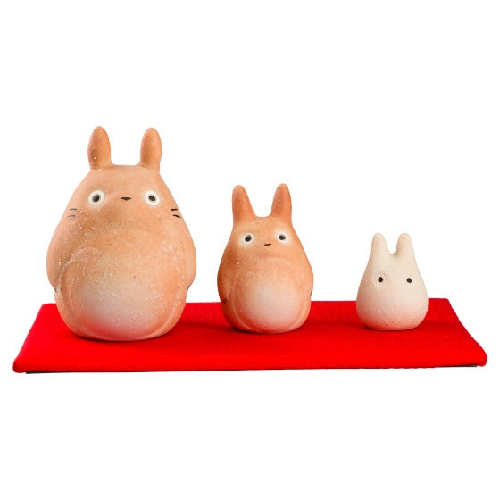 My Neighbor Totoro Shigaraki-Yaki Figurine Japanese Tradition Set of 3