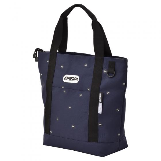 My Neighbor Totoro x OUTDOOR Collaboration Tote Bag Pitch-black blackie M Navy