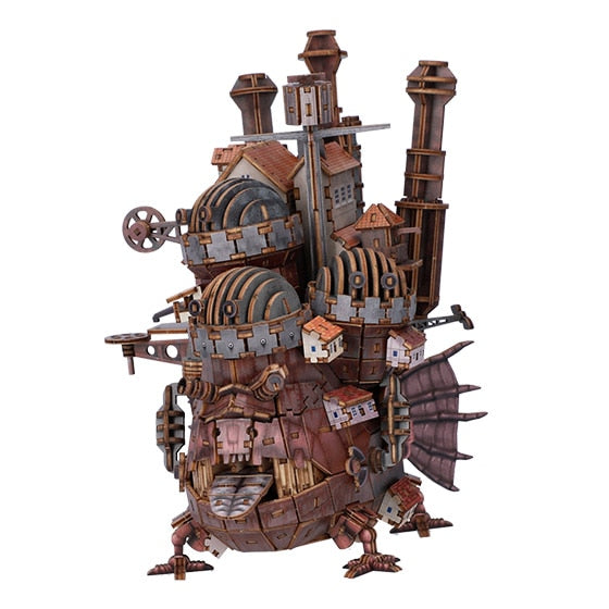 Studio Ghibli Howl's Moving Castle ki-gu-mi Wooden 3D puzzles Color Ver. Kigumi