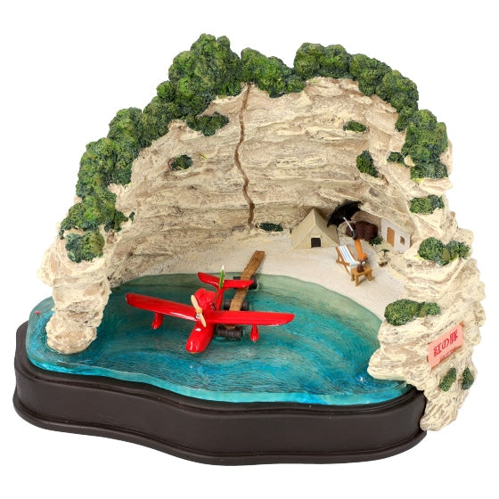 Porco Rosso Light-Up Sound Diorama " Porco's Hideout" Savoia S.21 Adriatic Sea