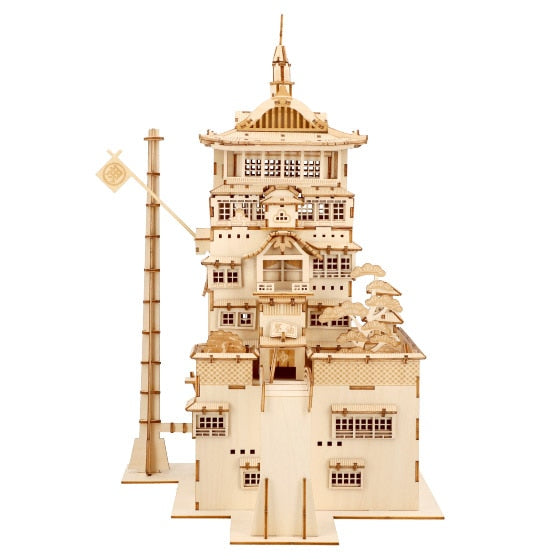 Spirited Away ki-gu-mi 3D Wood Puzzle Aburaya Yuya