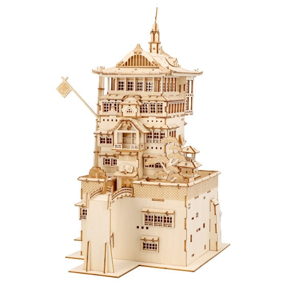 Spirited Away ki-gu-mi 3D Wood Puzzle Aburaya Yuya