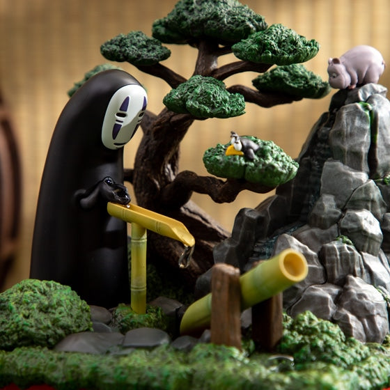 Spirited Away No Face Water Garden BONSAI Fountain Shishi-odoshi KAONASHI