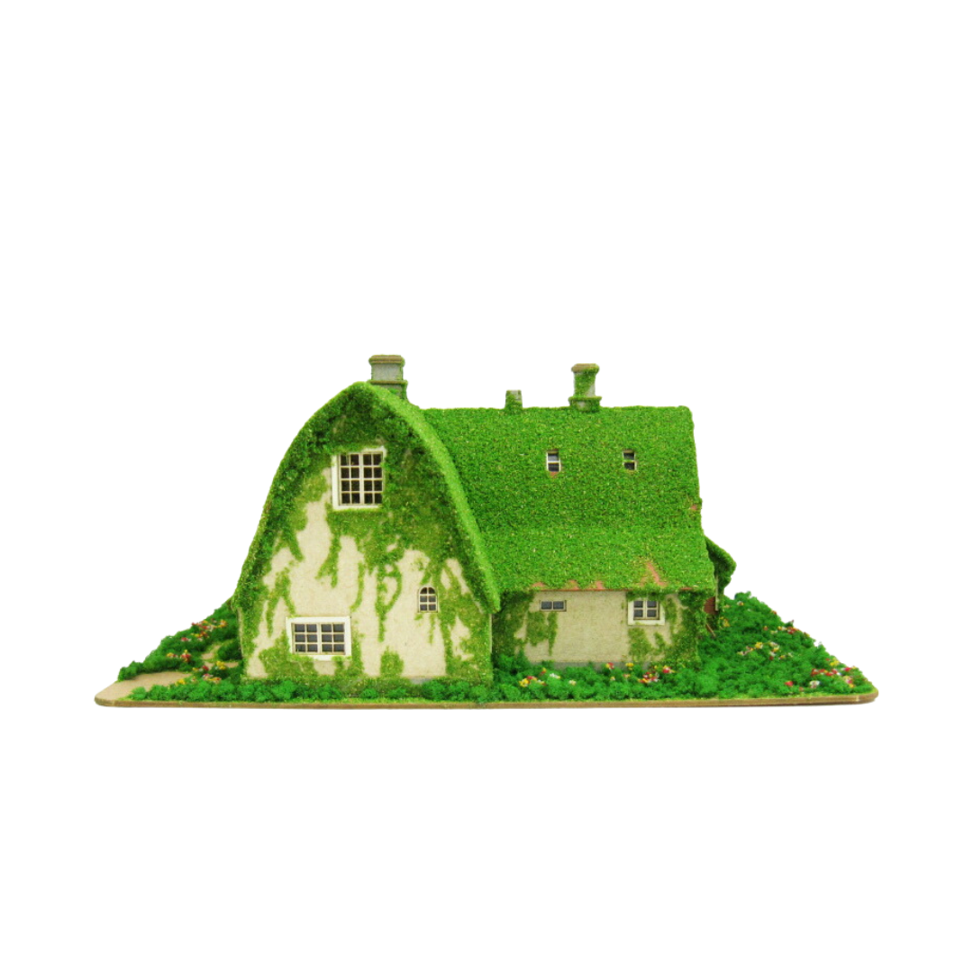 Kiki's Delivery Service Miniature Art Paper Craft Kit "Okino Residence" MK07-22
