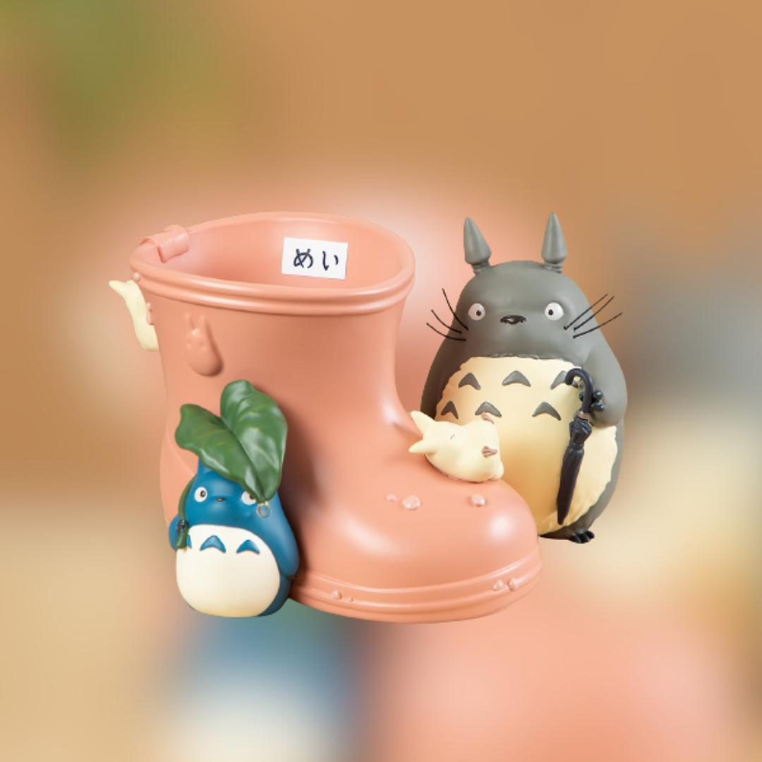 My Neighbor Totoro Diorama Box Mei's Boots Planter Cover Pen Holder