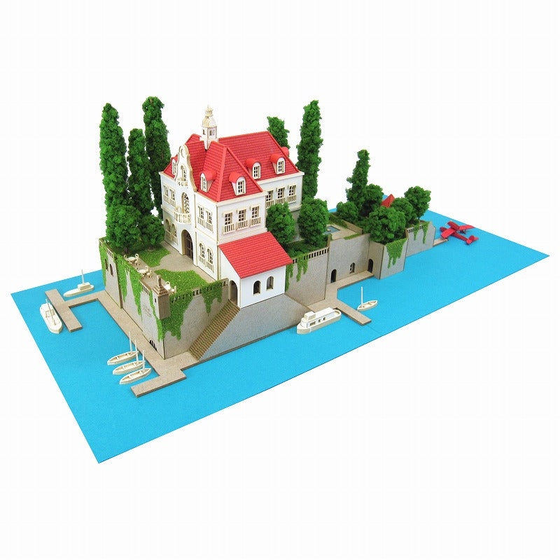 Porco Rosso Miniature Art Paper Craft Kit "Hotel Adriano" MK07-15
