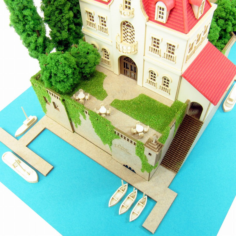 Porco Rosso Miniature Art Paper Craft Kit "Hotel Adriano" MK07-15
