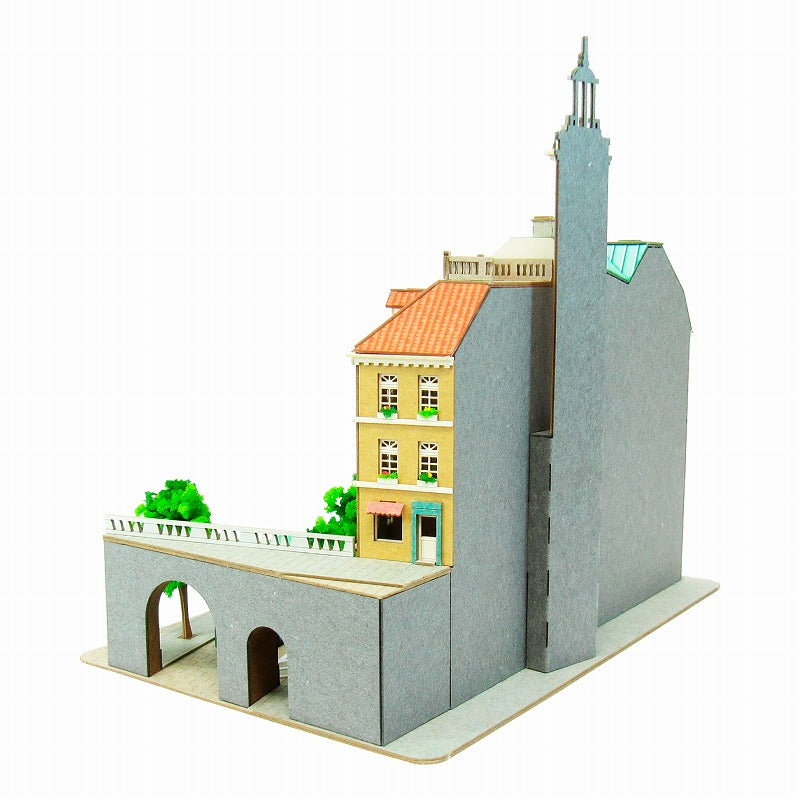 Kiki's Delivery Service Miniature Art Paper Craft Kit "Town Of Koriko" MK07-16