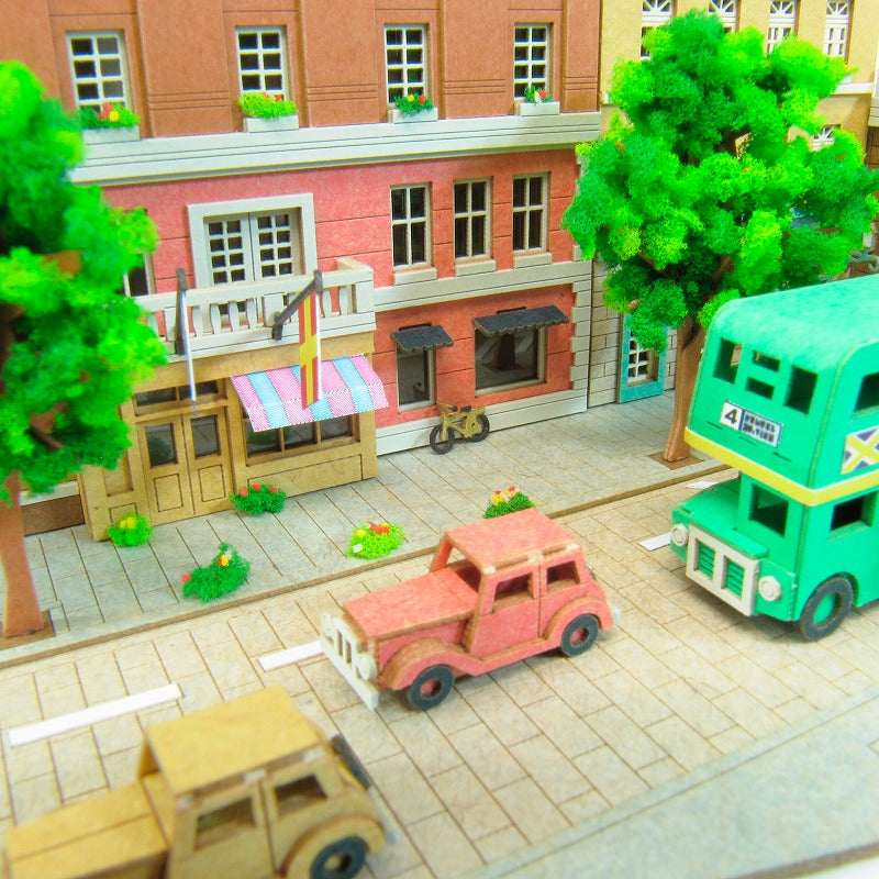 Kiki's Delivery Service Miniature Art Paper Craft Kit "Town Of Koriko" MK07-16