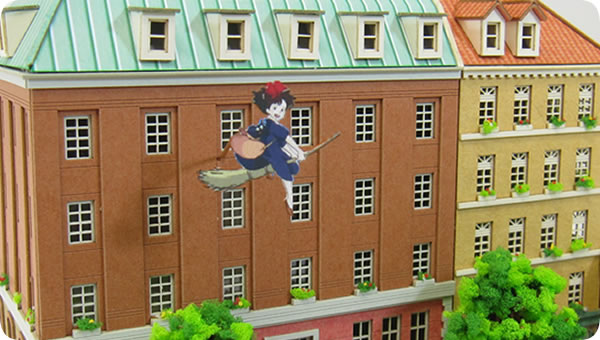 Kiki's Delivery Service Miniature Art Paper Craft Kit "Town Of Koriko" MK07-16