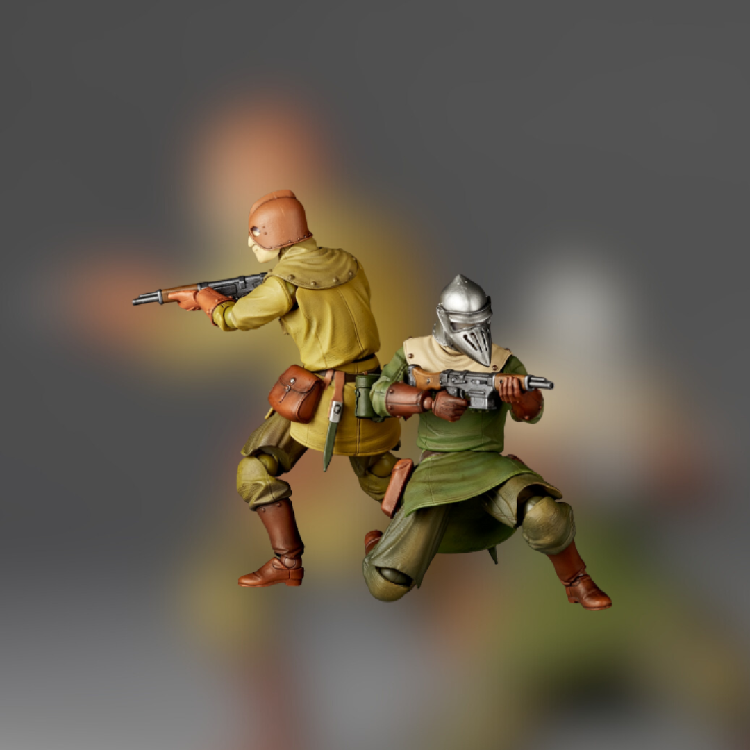 Nausicaa of the Valley of the Wind Takeya style 2 Torumekia soldiers Nausicaä