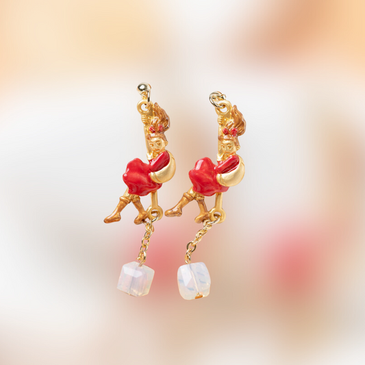 The Secret World of Arrietty Earrings "Off on a Borrowing Journey"