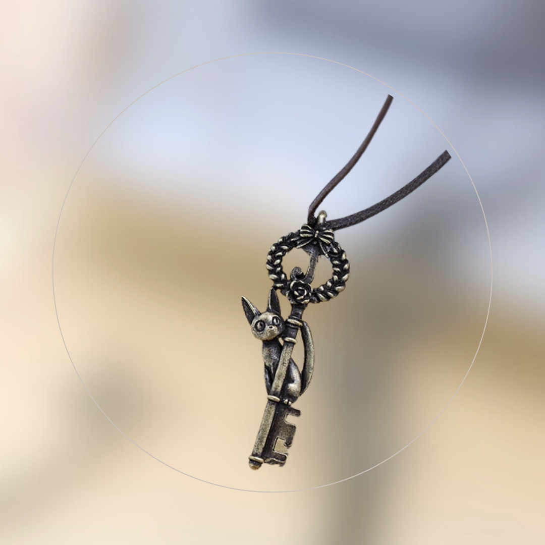 Kiki's Delivery Service Necklace Jiji "Antique Key"