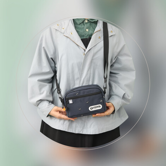 My Neighbor Totoro x OUTDOOR Collaboration Shoulder Bag Navy