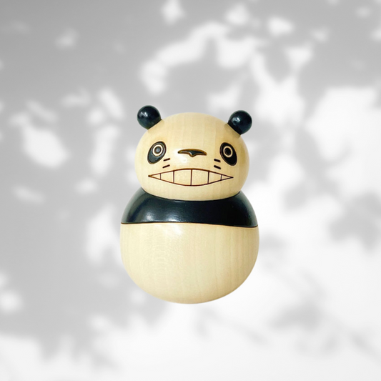 Panda! Go Panda! Papanda Kokeshi (Traditional Japanese wooden doll)